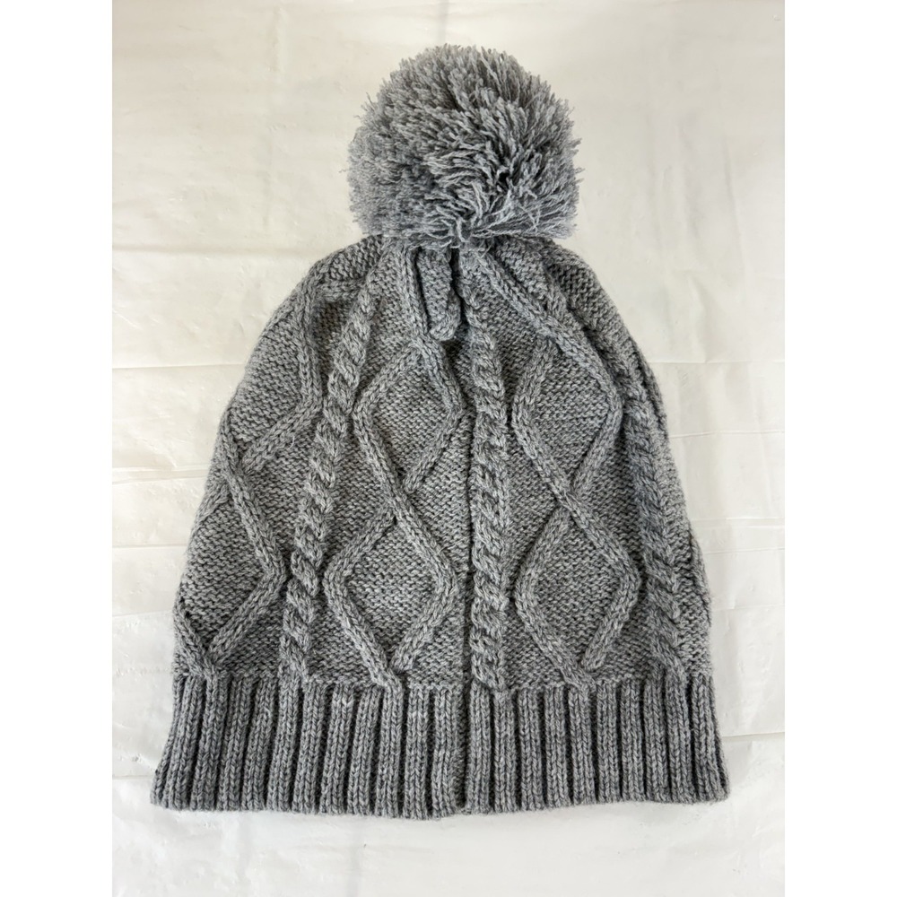 UGG Knit Hat Beanie - Grey Winter - One Size O/S - Picture 2 of 6